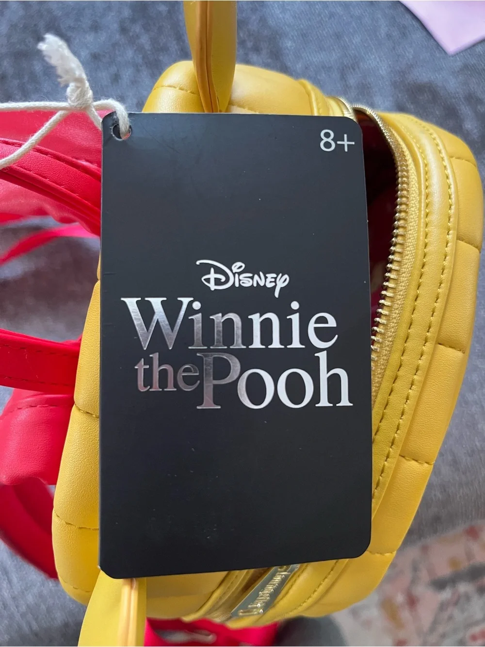 Disney Loungefly Winnie the Pooh Yellow & Red Kids Backpack
